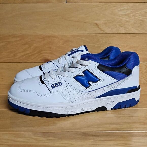New Balance 550 White Blue Size 10 Mens Shoe Sneaker BB550SN1 - Picture 6 of 9